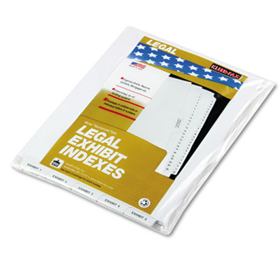 Kleer-Fax&reg; 80000 Series Bottom Tab Legal Index Divider Set