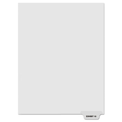 Kleer-Fax&reg; 80000 Series Exhibit Numerical Bottom Tab Legal Index Divider