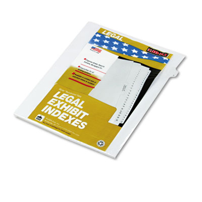 Kleer-Fax&reg; 90000 Series Numerical Side Tab Legal Index Divider