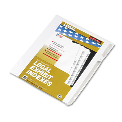 Kleer-Fax&reg; 90000 Series Numerical Side Tab Legal Index Divider