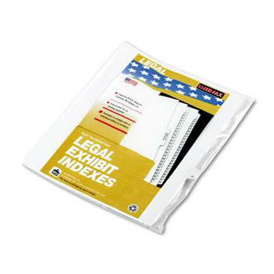 Kleer-Fax&reg; 90000 Series Numerical Side Tab Legal Index Divider