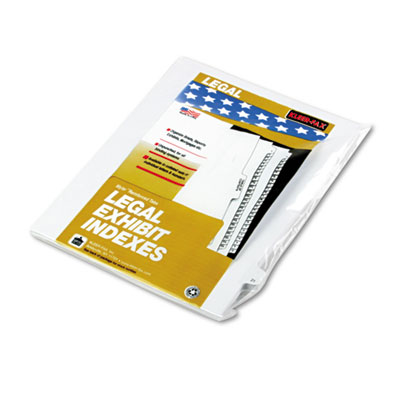 Kleer-Fax&reg; 90000 Series Numerical Side Tab Legal Index Divider