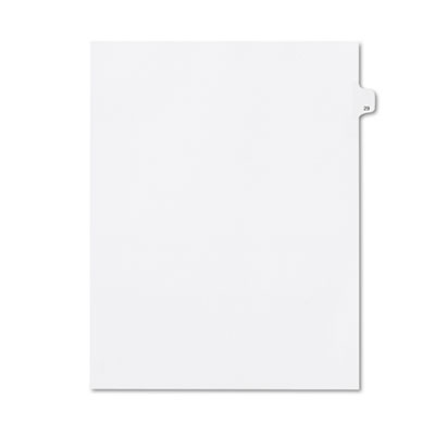 Kleer-Fax&reg; 90000 Series Numerical Side Tab Legal Index Divider