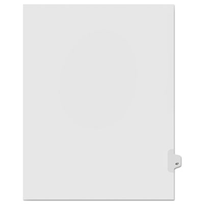 Kleer-Fax&reg; 90000 Series Numerical Side Tab Legal Index Divider