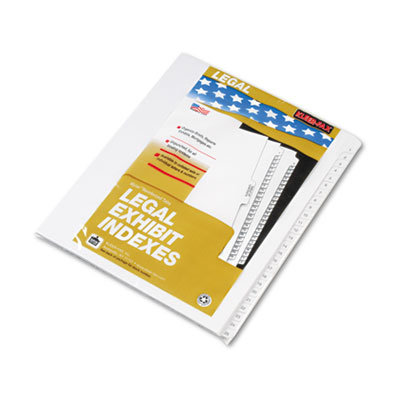 Kleer-Fax&reg; 90000 Series Side Tab Legal Index Divider Set