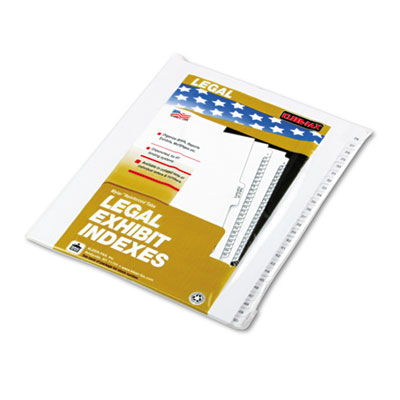Kleer-Fax&reg; 90000 Series Side Tab Legal Index Divider Set