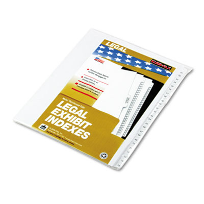 Kleer-Fax&reg; 90000 Series Side Tab Legal Index Divider Set