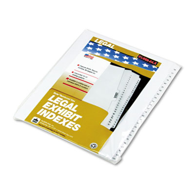 Kleer-Fax&reg; 90000 Series Side Tab Legal Index Divider Set