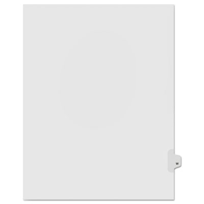 Kleer-Fax&reg; 90000 Series Alpha Side Tab Legal Index Divider