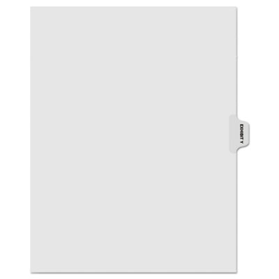 Kleer-Fax&reg; 90000 Series Alpha Side Tab Legal Index Divider