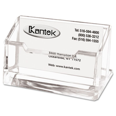 Kantek Clear Acrylic Business Card Holder