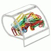 Kantek Clear Acrylic Paper Clip Holder