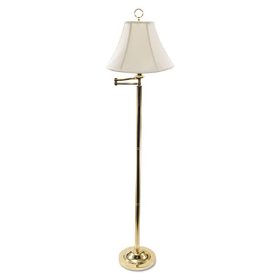 Ledu Brass Swing Arm Floor Lamp