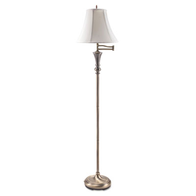 Ledu Brass Swing Arm Floor Lamp