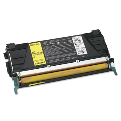 Lexmark&trade; C5240CH, C5240KH, C5240MH, C5240YH, C5242CH, C5242KH, C5242MH, C5242YH Toner Cartridge