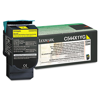 Lexmark&trade; C544X1YG, C544X1MG, C544X1CG, C544X1KG Toner Cartridge