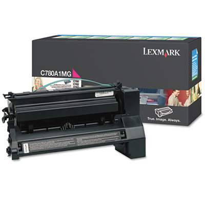 Lexmark&trade; C780A1CG, C780A1KG, C780A1MG, C780A1YG Laser Cartridge