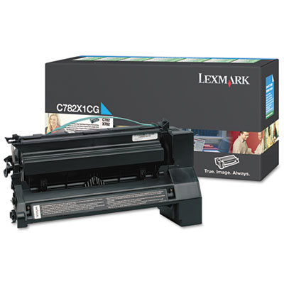 Lexmark&trade; C782X1CG, C782X1KG, C782X1MG, C782X1YG Laser Cartridge