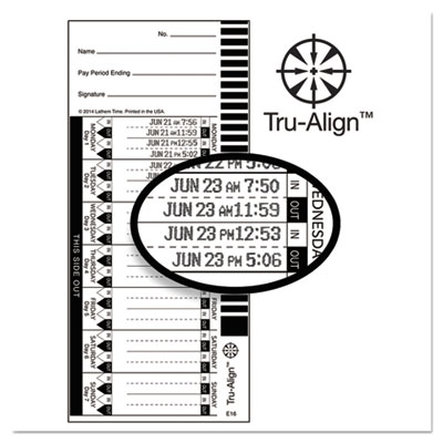 Lathem&reg; Time Time Cards