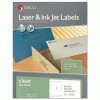MACO&reg; Laser/Inkjet Matte Clear Full Sheet Labels