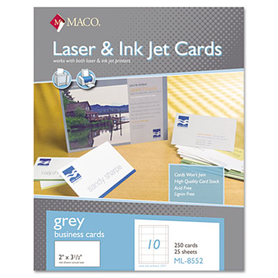 MACO&reg; Microperforated Laser/Ink Jet Business Cards