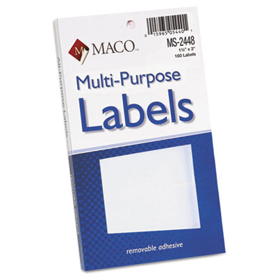 MACO&reg; Multi-Purpose Self-Adhesive Removable Labels