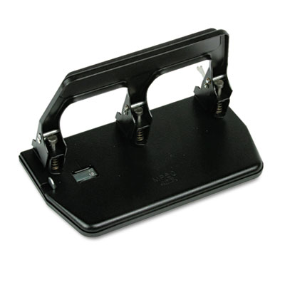 Master&reg; Heavy-Duty Three-Hole Punch with Gel Pad Handle