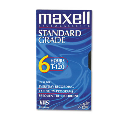 Maxell® All-Purpose 6-Hour VHS Video Tape Maxell® All-Purpose 6-Hour VHS Video Tape