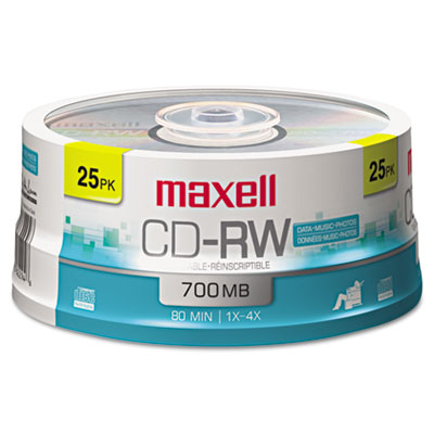 Maxell&reg; CD-RW Rewritable Disc