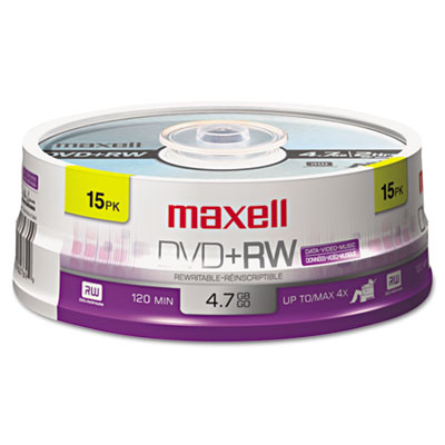 Maxell&reg; DVD+RW Rewritable Disc