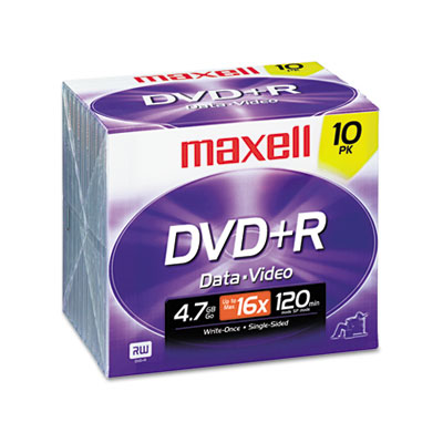 Maxell&reg; DVD+R High-Speed Recordable Disc