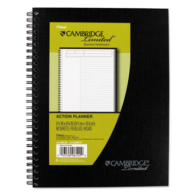 Cambridge&reg; Wirebound Guided Business Notebook