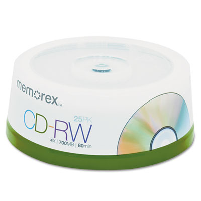 Memorex&reg; CD-RW Rewritable Disc