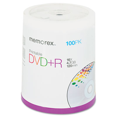 Memorex&reg; DVD+R Printable Recordable Disc