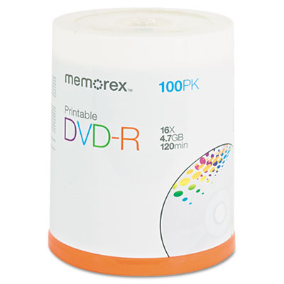 Memorex&reg; DVD-R Printable Recordable Disc