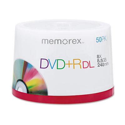 Memorex&reg; DVD+R Double Layer Recordable Disc
