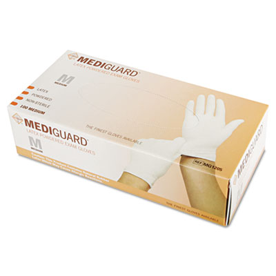 Medline MediGuard&reg; Powdered Latex Exam Gloves