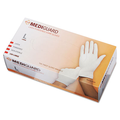 Medline MediGuard&reg; Powdered Latex Exam Gloves