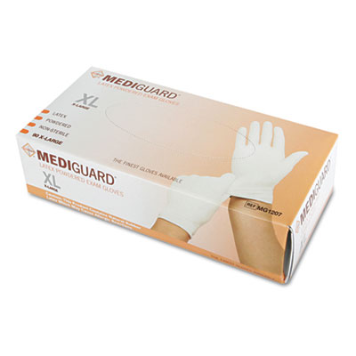 Medline MediGuard&reg; Powdered Latex Exam Gloves