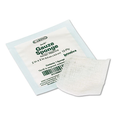 Medline Caring&reg; Sterile Gauze Sponges