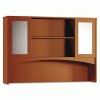 Mayline&reg; Brighton Series Double-Height Glass Door Hutch