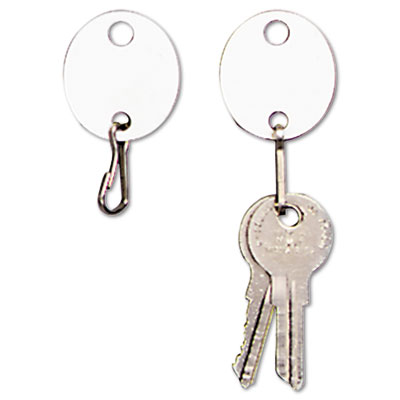 SteelMaster&reg; Oval Snap-Hook Key Tags
