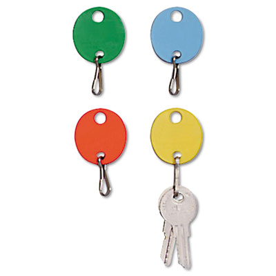 SteelMaster&reg; Oval Snap-Hook Key Tags