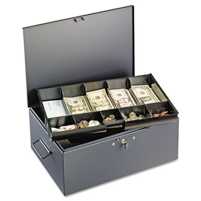 SteelMaster&reg; Extra Large Cash Box with Handles