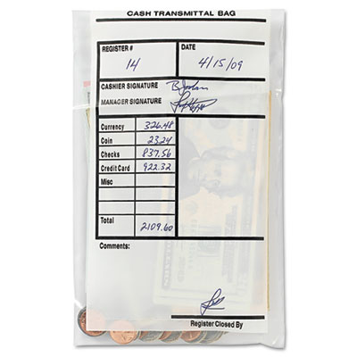 MMF Industries&trade; Cash Transmittal Bags