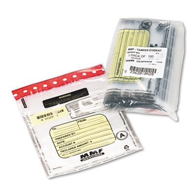 MMF Industries&trade; Tamper-Evident Deposit Bags