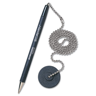 MMF Industries&trade; Secure-A-Pen&reg; Antimicrobial Counter Pen