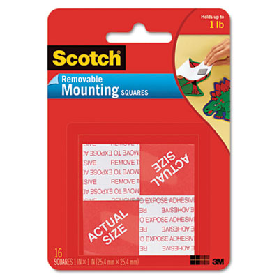 Scotch&reg; Removable Wall Mounting Tabs