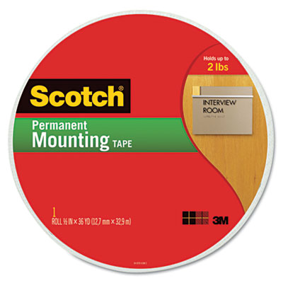 Scotch&reg; Permanent High-Density Foam Mounting Tape