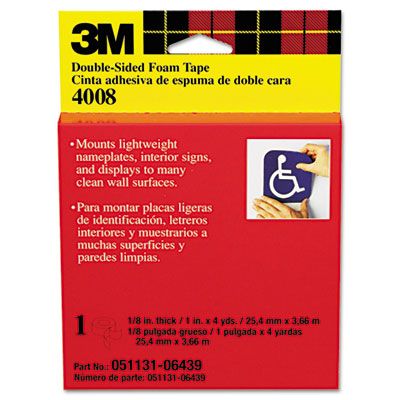Scotch&reg; Permanent High-Density Foam Mounting Tape